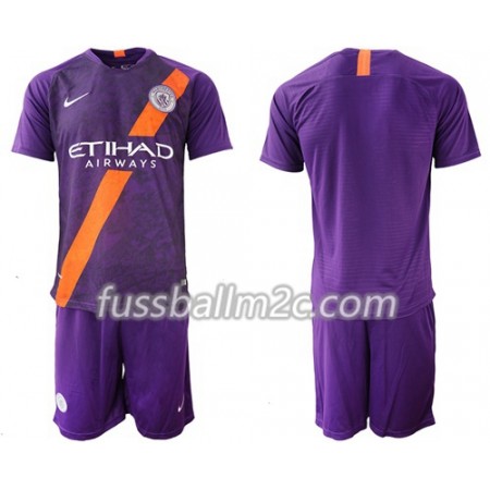 Fußballtrikots Manchester City Kinder Ausweich Trikotsatz 2018-2019